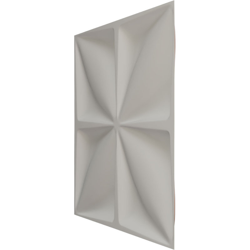 19 5/8"W x 19 5/8"H Riley EnduraWall Decorative 3D Wall Panel Covers 2.67 Sq. Ft., Bright Coat Copper