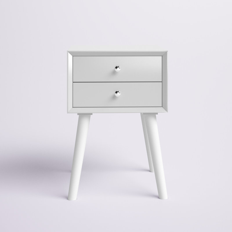 Abramson 16'' W Nightstand, White