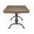 Extendable Metal Base Dining Table