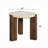 Leonardo Travertine Top End Table