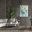  «Chill Sloth 1» par Cindy Jacobs, art mural sur toile, 40 po x 54 po