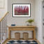 «Light Pink Garden» par Willowick, impression sur bois encadrée
