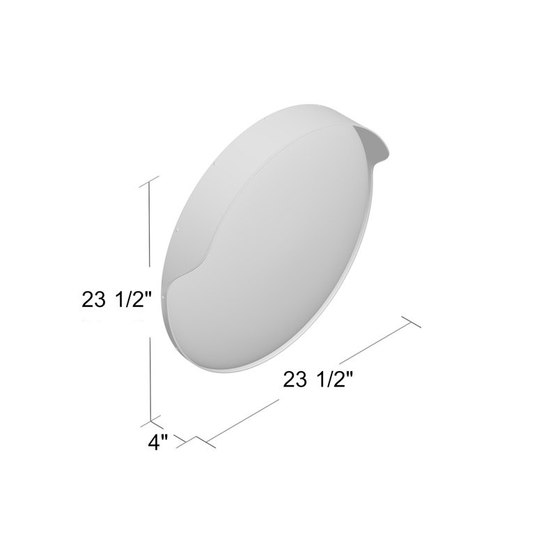 Stemple Metal Convex Wall Mirror