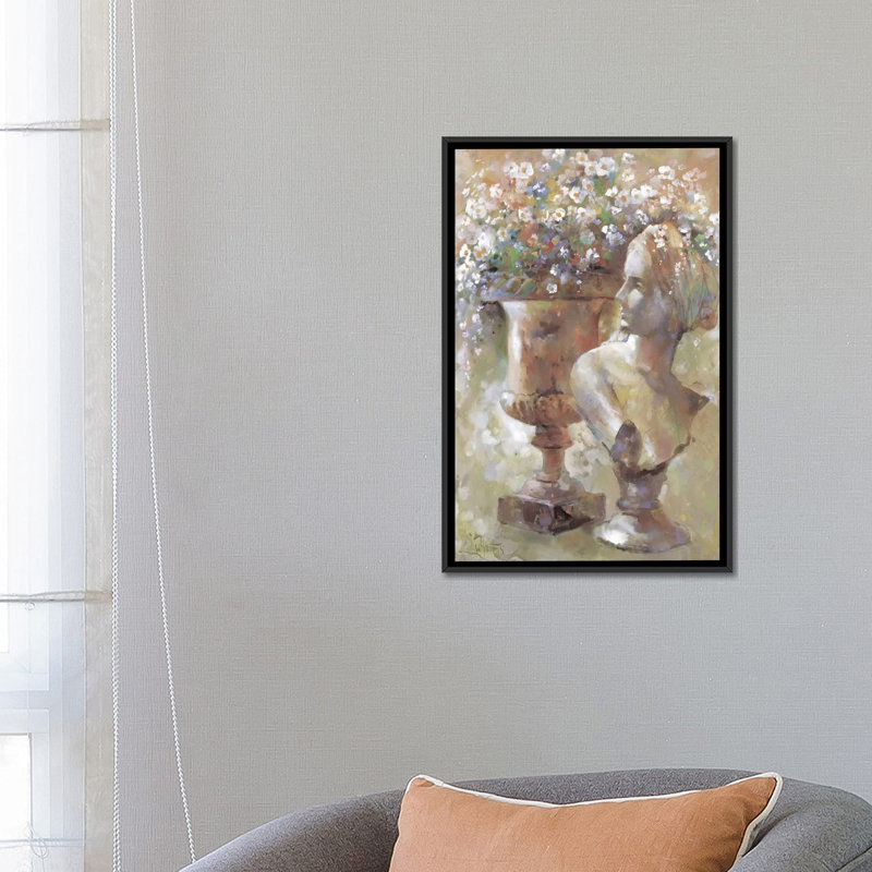 « colour sculpture », reproduction sur toile, H 26 po x l 18 po x P 1,5 po, Toile avec cadre noir, Pas de tapis