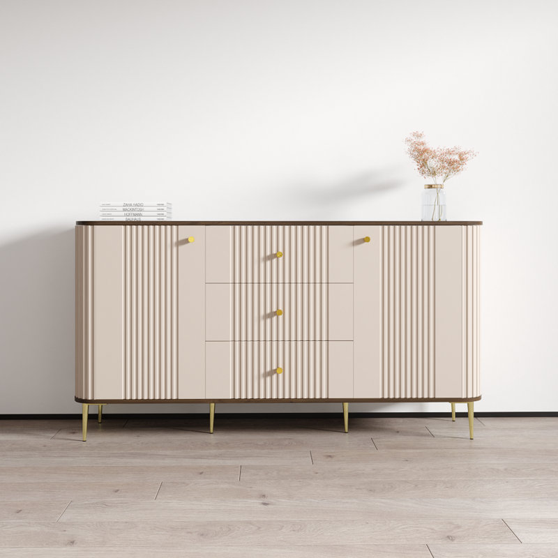 Elena 33.4" Sideboard with Matte Finish