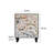 French Flower Shoe Cabinet Side Cabinet 17 Pair Shoe Storage Cabinet