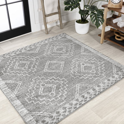 Amir Moroccan Beni Souk Gray/Cream Rug