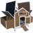 Hargaden 16 Square Feet Chicken Coop with Nesting Box For Up To 4 Chickens