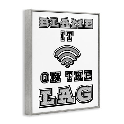 «Blame It On The Lag Gaming», estampe numérique, conception de Marcus Prime