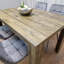 Dining Set of 4 Dining Table and 4 Velvet Chairs Dining Room Furniture-911600-18525240
