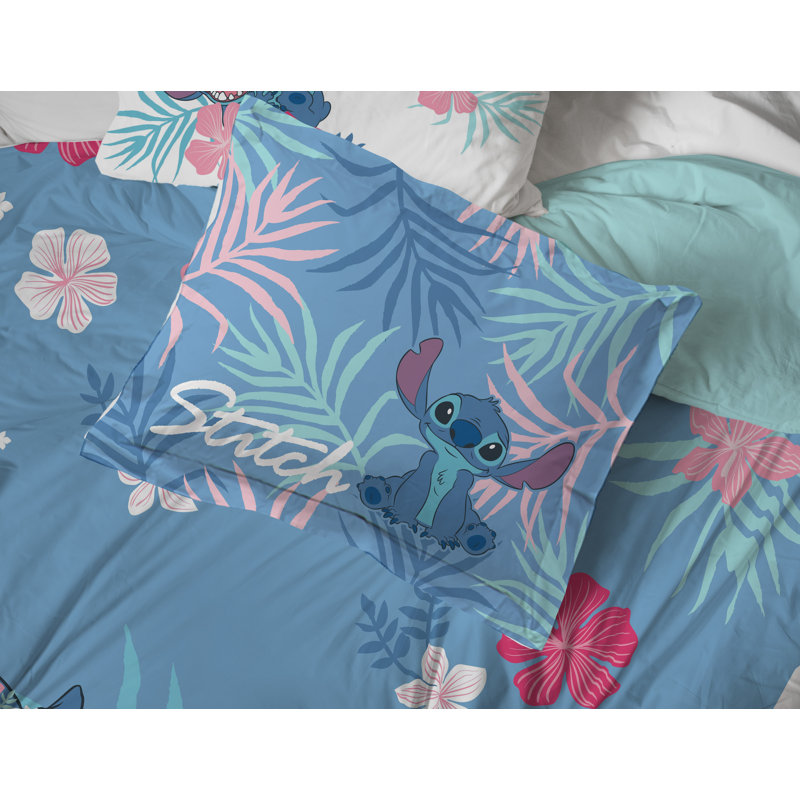 LiloStitchPD Dream Bed Set w/ Sham, Queen Comforter + 6 Additional Pieces