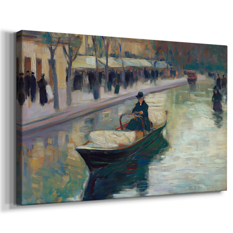 Série nautique-XVIII - Cavas enveloppés de galerie, 40 x 60