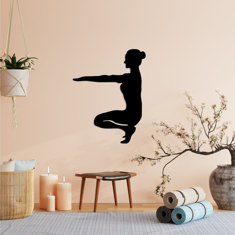 Stylish Decorative Metal Wall Accessory, Black Finish, 16.9 x 21.7 inches | 100% Metal Construction, Thickness: 0.06 inches | Perfect for Home Decor, Office Spaces, and Unique Wall Art Accent