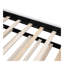 Lit plateforme simple tapissier avec pieds de support en bois et lit gigogne simple, blanc-562419111