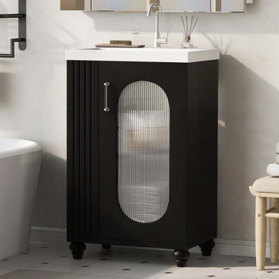 Meuble-lavabo de 20 po avec lavabo, meuble-lavabo