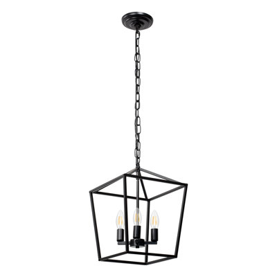 Lustre géométrique à 4 lumières Amasia