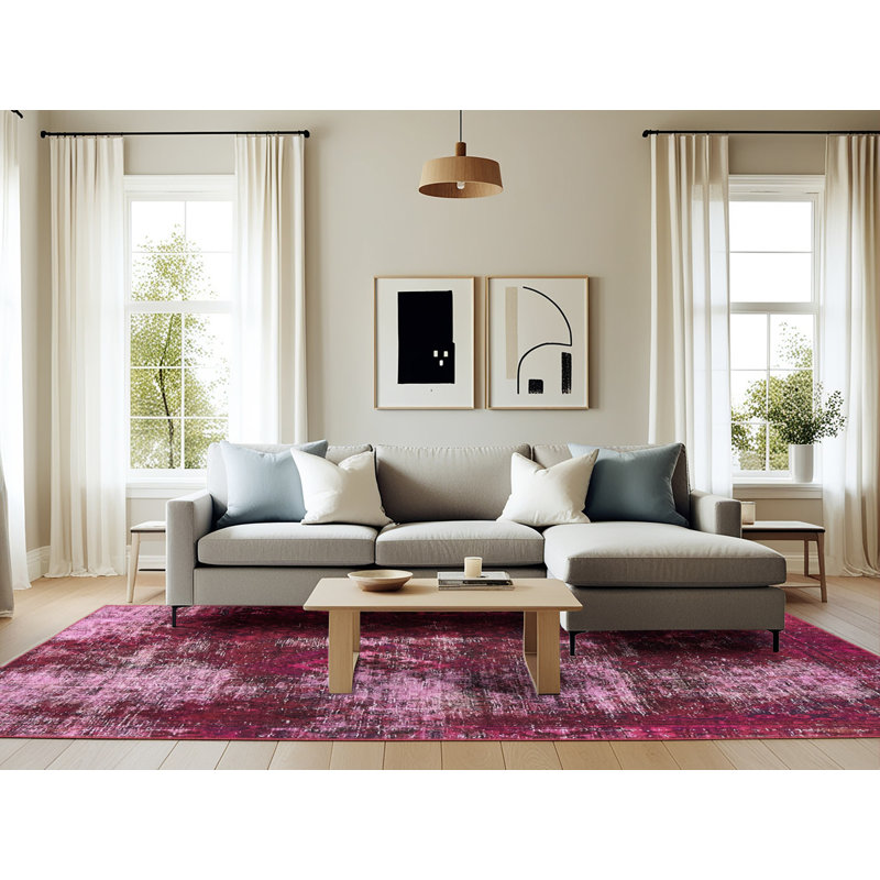 Abstract Indoor Rug, Rectangle 6' x 9'