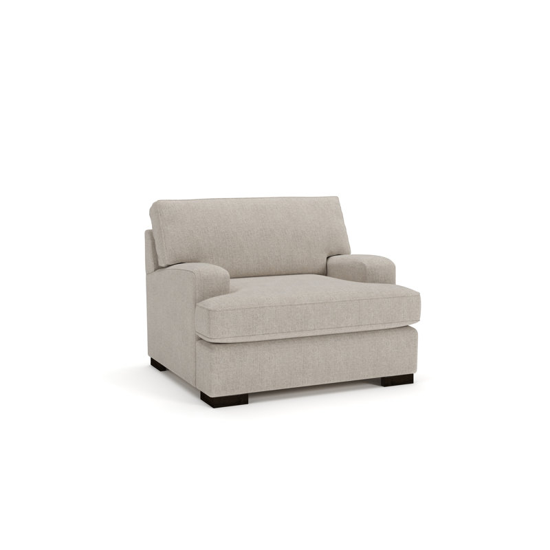 Brooklyn Cotton Accent Chair, Monique Twine Textured Chenille