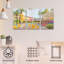 Ensemble de 3 panneaux d'art mural - Tom Windeknecht «Poolside at the Saguaro Hotel - Palm Springs», art mural sur toile pour le salon, la chambre à coucher ou le bureau 