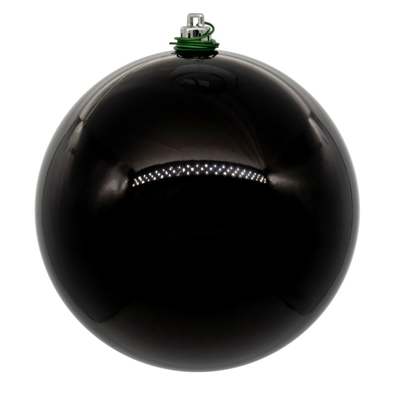 Ornement boule de Noël (ensemble de 6), Noir
