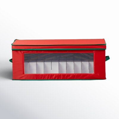 Maye 36 Piece Holiday Ornament Chest