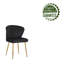 Yokley 50cm H Velvet Upholstered Side Chair-1837619357