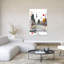 Vibrant Berlin City Modern Vibrant Abstract Architecture City Wall Art Print 1 Piece Wrapped Canvas Wall Art-661322456