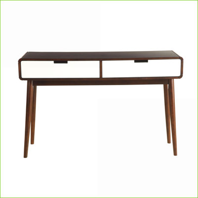 Table basse blanche ultrabrillante avec plateau de 15 mm d'épaisseur Vaste espace de rangement pour le salon
