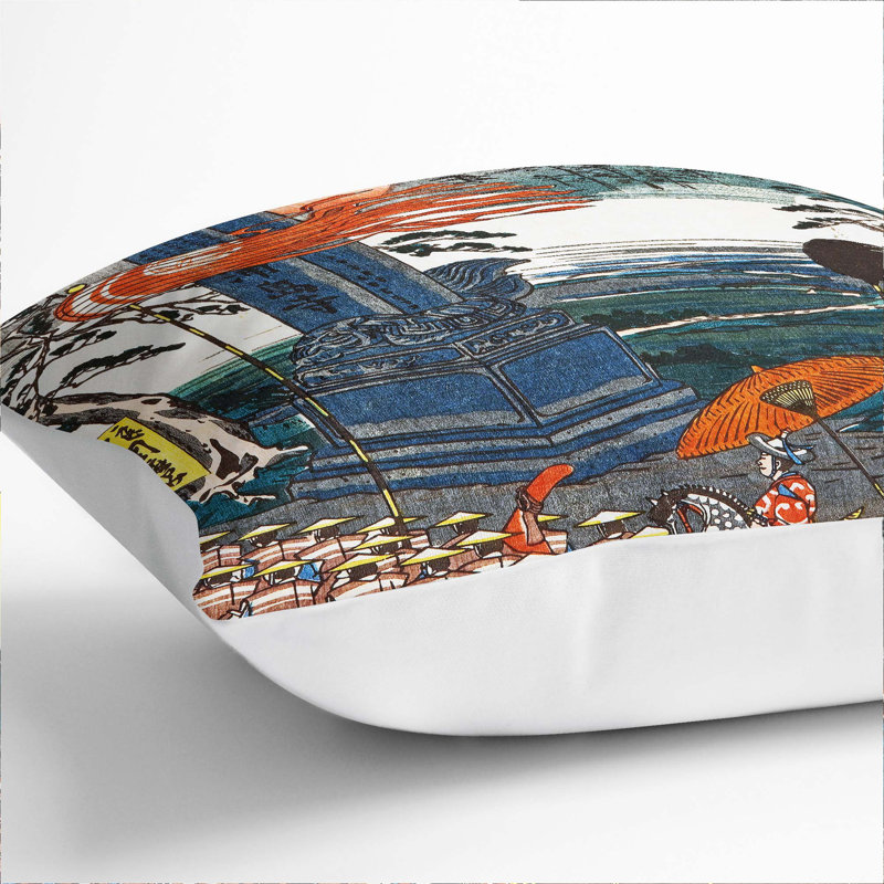Square Throw Cushion, 55cm H x 55cm W x 20cm D, White