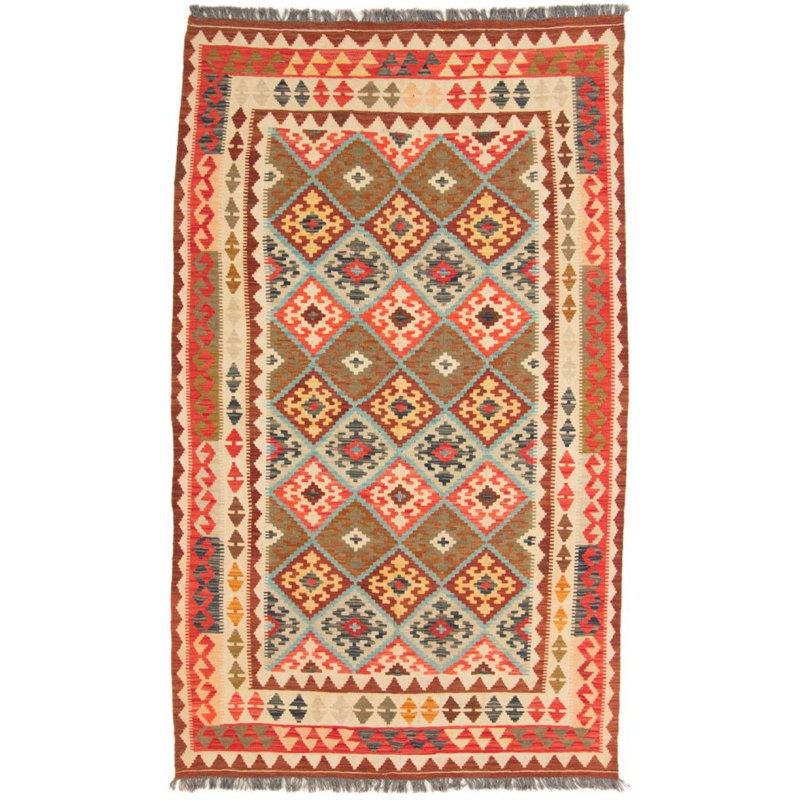 Geometric Hand Woven 159cm X 265cm Area Rug