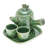 Lark Manor™ Handmade Cozy Fins Ceramic Tea Set
