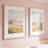 Set Of 2 Premium 11X22 Inch Picture Frames With Tempered Glass, Thin Metal Poster Frame For Wall Display, Includes Wall Mounting Kit, Satin Silver Finish