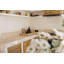Plateau rectangulaire en rotin festonné - Plateau de service et décoratif en osier tissé à la main-105840587