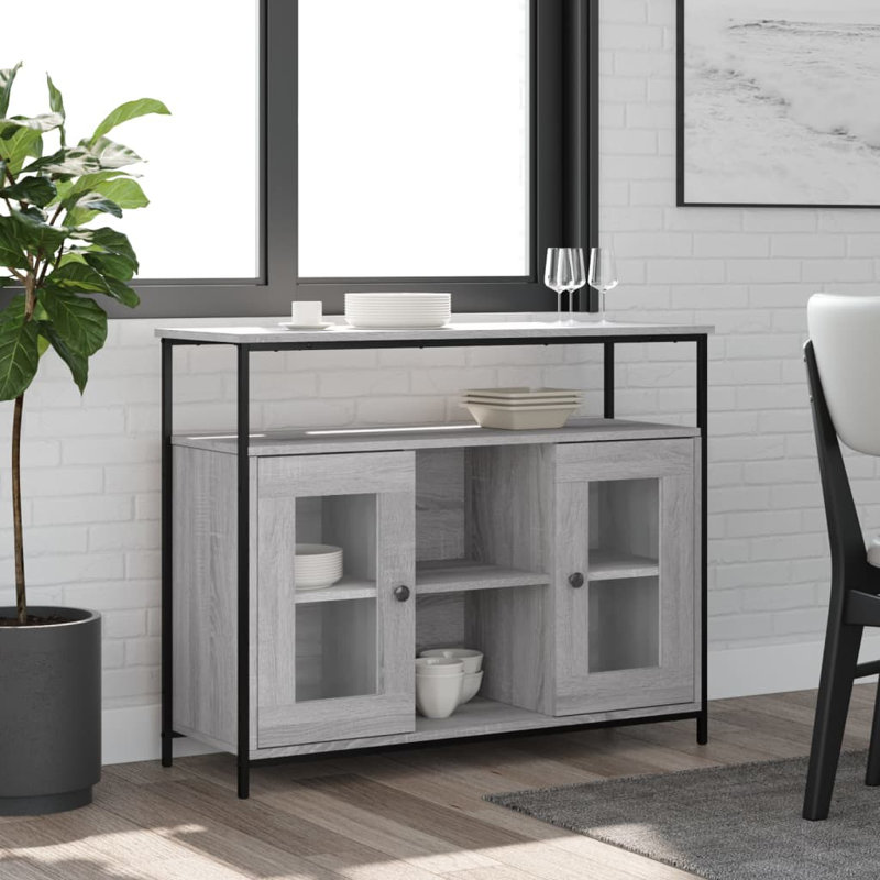 Lossett 100cm Sideboard, Grey Sonoma