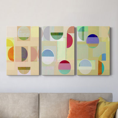 " Demi I " 3 - Pieces Painting Print