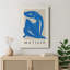 Blue Matisse Style Figure Artwork, Modern Abstract Human Form Pictures, Framed Canvas Giclee Print Wall Art-125174581-125174587