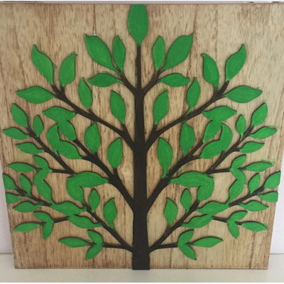 Plants & Flowers Wall Decor on Wood