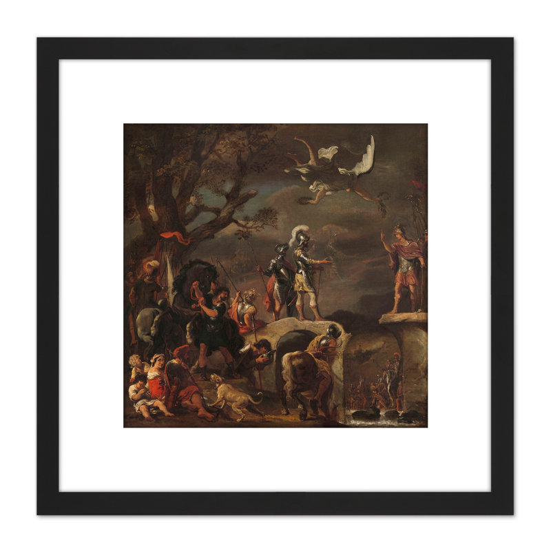 Bol Peace Negotiation Between Civilis Cerealis by Ferdinand Bol - Single Picture Frame Painting