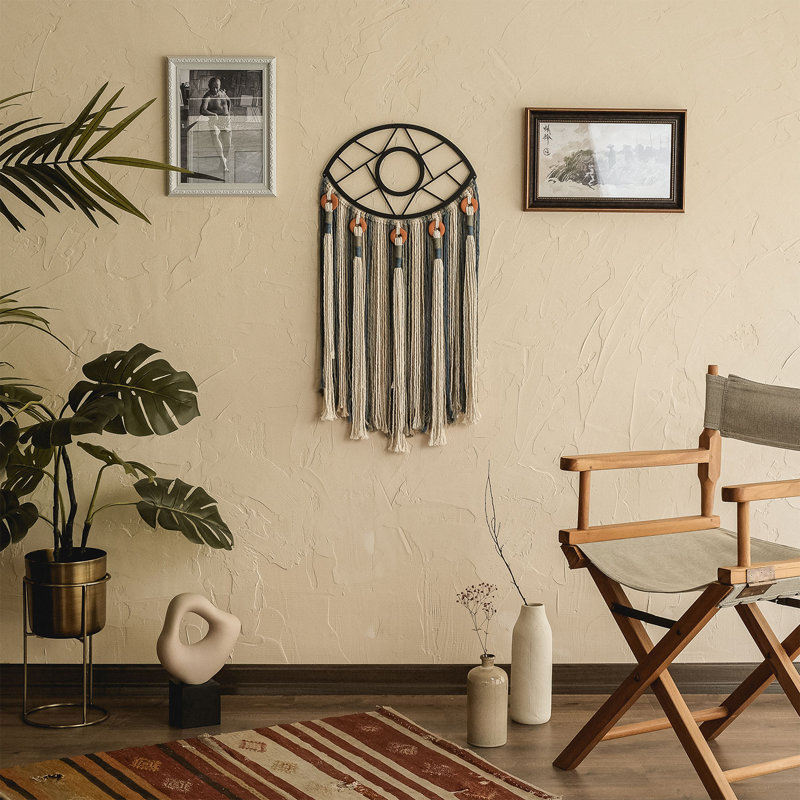 Handmade Boho Abstract Wall Decor on Metal