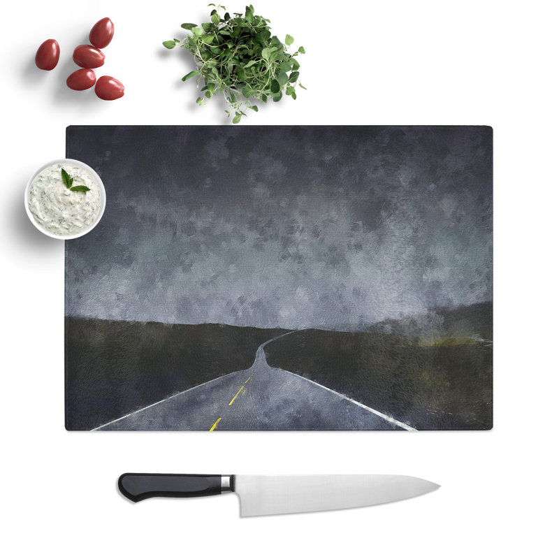 The Open Road Vol.5 Chopping Board, 0.4cm H x 20cm W x 28.5cm L