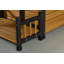 Grande niche pour chien en bois avec boîte de rangement et station d'alimentation