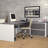 Aurea 2 Piece Computer Desk Office Set-466693750