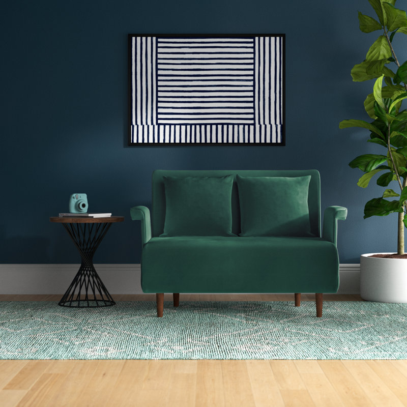 Finnick Velvet Accent Chair, Green Velvet