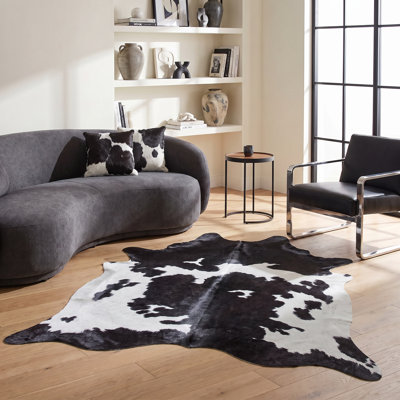 Noir/blanc Tapis décoratif