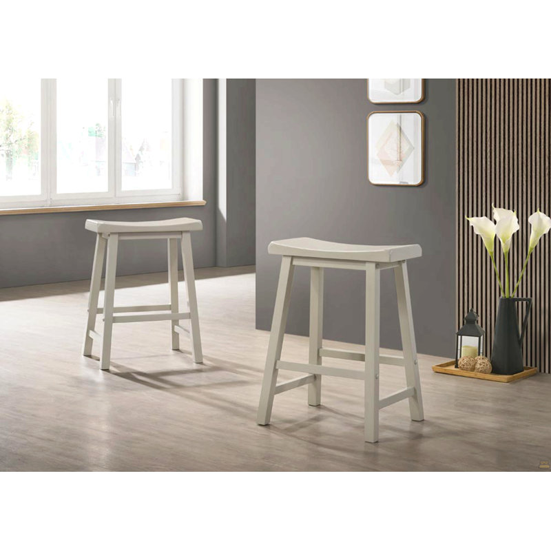 Ensemble de 2 tabourets ergonomiques à hauteur de comptoir de 17,5 po