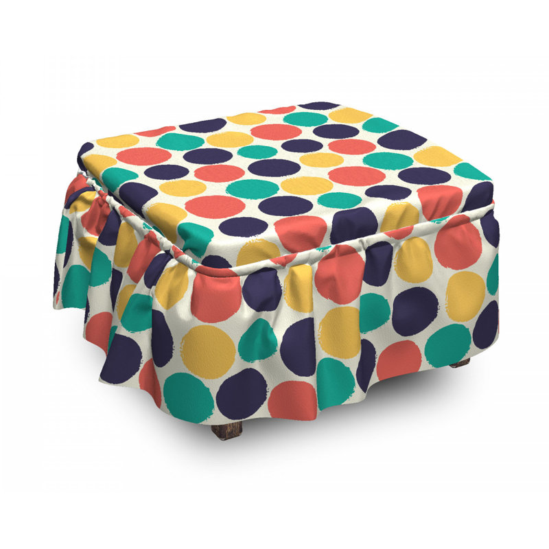 Box Cushion Ottoman Slipcover