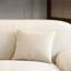 Canapé modulaire en polyester blanc crème