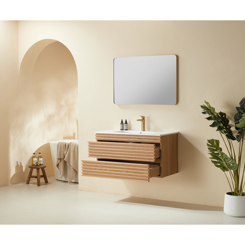 Meuble-lavabo en contreplaqué efficace pour les salles de bain modernes