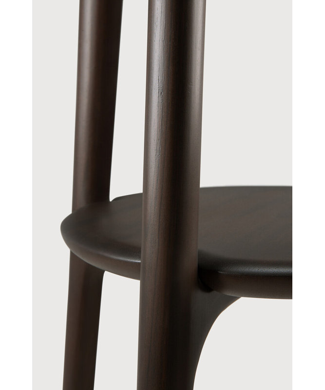 Pi 4 - Hook Coat Rack, Dark Brown