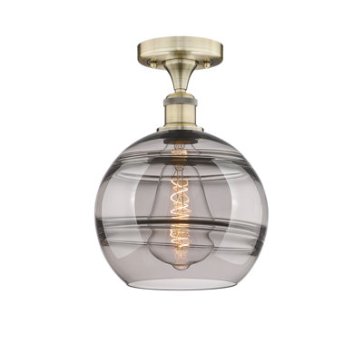 Edison - Adrieanna - 1 Light Semi-Flush Mount